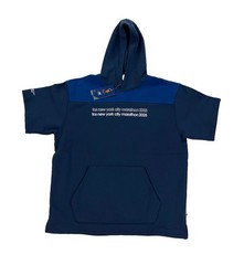 NEW New Balance TCS New York City Marathon 2025 Short Sleeve Hoodie Galaxy Blue