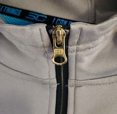 Under Armour Steph Curry SC Athletics Full Zip Hoodie Jacket Gray Navy Men’s M