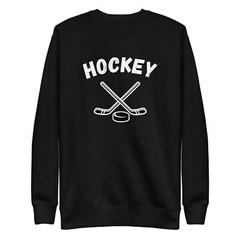 Hockey Mom Dad Unisex Premium Sweatshirt S,M,L,XL,2X,3X