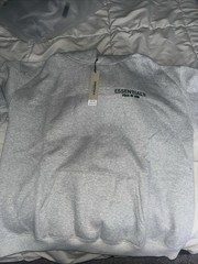Light Oatmeal Essentials Men’s Hoodie Size M