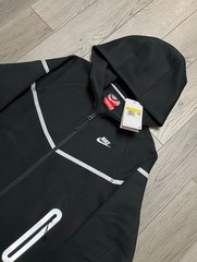 Size Medium – Nike Tech Black Reflective Full-Zip Hoodie & Joggers FREE SHIPPING