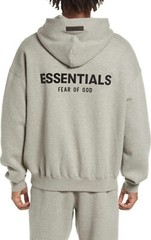 NEW Fear of God Essentials Dark Oatmeal Gray Pullover Hoodie Size’s XS/S/M/L/XL