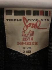 Vintage RARE Triple 5 Soul Full Zip Sweater Size Large Gray Y2K NYC