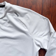 UNRL Crossover Crewneck White Men’s L Stretch Performance Sports Gym