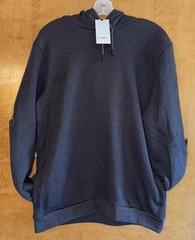 Goodfellow & Co. Men’s Textured Fleece Hooded Sweatshirt – MEDIUM Charcoal New