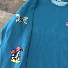 Nocturnal Wonderland pullover Sweatshirt Adult L Blue