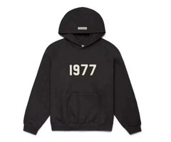 Fear of God Essentials 1977 Hoodie Iron 192BT212050F Authentic Brand New