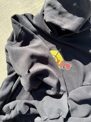 Hook UPS Vintage Hoodie Sweatshirt Skateboard Design Black