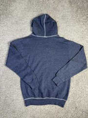 Universal Studios Hoodie Mens M Blue Pullover Fleece Hooded Pockets Logo