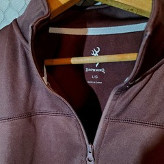 NWT Jacket Browning Mens Pullover Coat Rust 1/4 Zip Cedar Microfiber Chest 36″