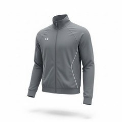 Under Armour Men’s Loose All Season Gear Full Zip Mesh Lined Jacket Gray Medium