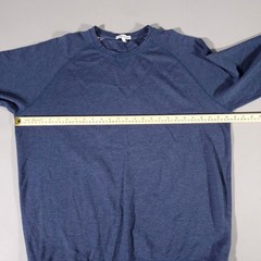 Peter Millar Sweatshirt Mens XL Blue Crown Comfort Crewneck Raglan MF19K39