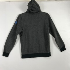 Under Armour Hoodie Mens Size S Sweatshirt Loose Fit All Season Gray herringbone