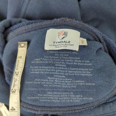 Facebook Hoodie Tyndale Heavyweight Flame Resistant Blue Men Medium Made in USA