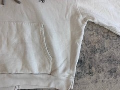 Off-White Temperature 0.5% Graphic Hoodie White Size M Unisex OMBB031S18192081