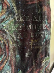 planetHEMP Hoodie Sustainable Streetwear Hand-painted Design Mens LARGE