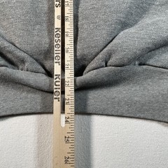 Vintage 70s 80s Sweatshirt Mens Large Gray Blue Color Block Raglan Pullover