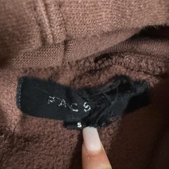 Pacsun Men’s Brown and Burgundy Hoodie