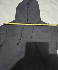 Jerzees NuBlend Hoodie Mens Small Black Pullover Hooded Sweatshirt