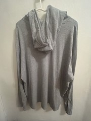 Polo By Ralph Lauren Heather Gray Hoodie Shirt/lightweight Jersey Hoodie