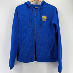 Columbia Golden State Warriors Hoodie Mens Medium Blue Full Zip NBA Fleece