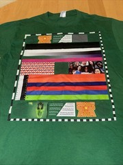 Graphic Color Test Pattern T Shirt Large Green Port & Company Art Tee