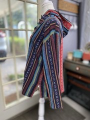 Multicolor Hippie Hoodie Mexican Baja Unisex (T)