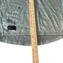 Oakley Lighweight Pullover Hoodie Mens XL Gray Striped Stretch Polyester Gym