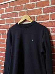 Vivienne Westwood Orb Logo Sweatshirt Navy Black Crewneck Men’s Size M Authentic