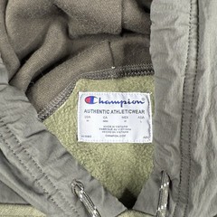 Champion Hoodie Mens Medium Camo BDU Woodland Pullover Sweatshirt