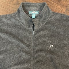 Big Dogs Sweatshirt Mens 4X Gray Fleece Polar Dogs Full Zip