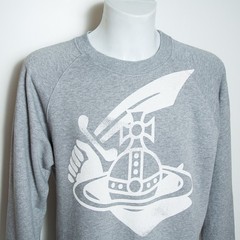 Vivienne Westwood Anglomania Men’s Classic Sweatshirt Medium Size Grey Orb Logo