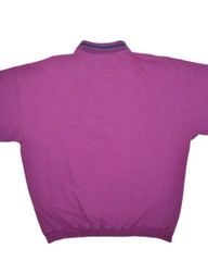 Vintage Levis Dockers Sweatshirt Mens L Purple Henley Collared Pullover 90s