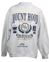 4G SELLER X Galt Sand Oregon GFYS Heather Crew Sweatshirt Go Fuc* Yourself NWT