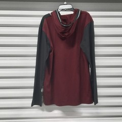 Distortion Mens Hooded Shirt Size Large Pullover Casual Long Sleeve Sweater