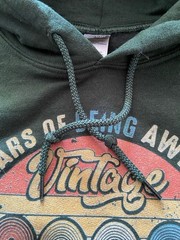 Gildan Heavy Blend Hoodie Forest Green “Vintage 2000 Quarantine Edition” Size S