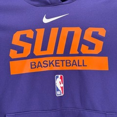 Nike Hoodie Mens Small Purple Phoenix Suns NBA Basketball Dri-FIT Pullover