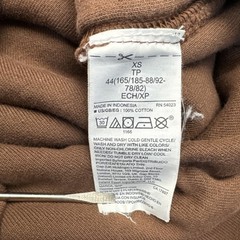Yeezy x GAP Padded Cotton Brown Hoodie Size XS Pocket Heavyweight
