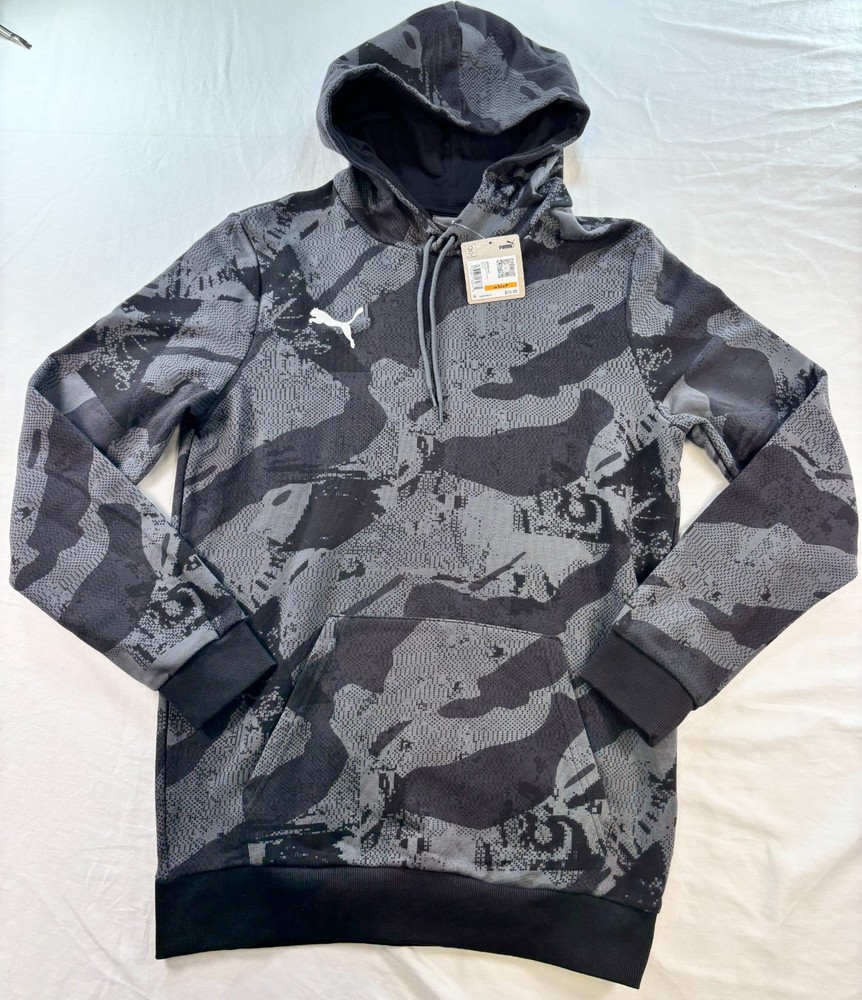 Puma Hoodie Mens Sz Small Individual Liga CAMO Hoody | 659541_01 NEW NWT! $55