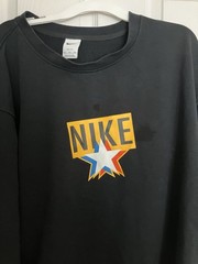 Nike Star Logo Dri-Fit Crew Neck Quick-Dry Sports Long Sleeve Sweatshirt Men 4XL