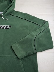 Vtg Nike Pullover Hoodie Sherpa Fleece Green Travis Scott 90s Y2K Mens M RARE