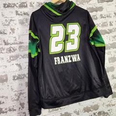 Boombah Jaguars Football Player Number 23 Franzwa Hoodie Mens Size M Black Green