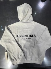 NEW Fear of God Essentials Dark Oatmeal Gray Pullover Hoodie Size’s XS/S/M/L/XL