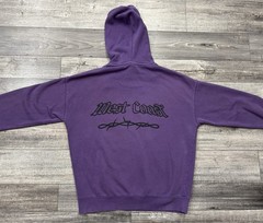 Hot Wheels x Forever 21 Hoodie Mens Small Purple Pullover West Coast Mattel 2021