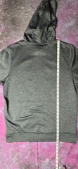 UNDER ARMOUR Men’s Medium Gray & Neon Green Hoodie