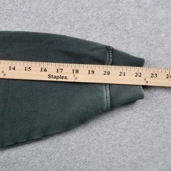 Parks Project Mens Sweatshirt Large Gray Green Graphic Pullover Crewneck Faded