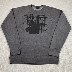 The Seventh Letter Sweatshirt Men’s Size XL Gray Crewneck Pullover Graffiti EUC