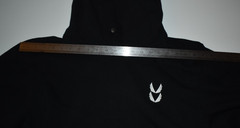 ASRV Men’s Size M Black DSG-0920 Tech Essential Distressed Hoodie Cotton Blend