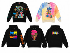 Lot of 3 Brand New Men’s Streetwear Pullovers & Sweatshirts Random Mixed