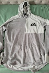 Lot of 2 Adidas Hoodie and 2 athletic pants 1 Champion Youth sizes